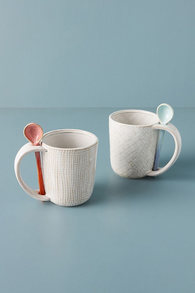 Quotidian Mug and Spoon Set | Anthropologie (US)
