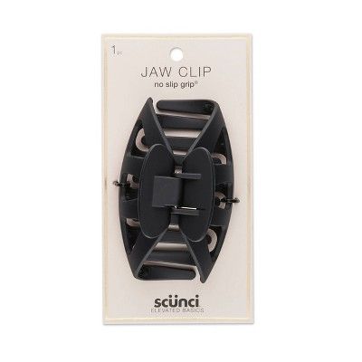 scunci Basics Extra Large No Slip Hidden Hinge Jaw Clips - 1ct | Target