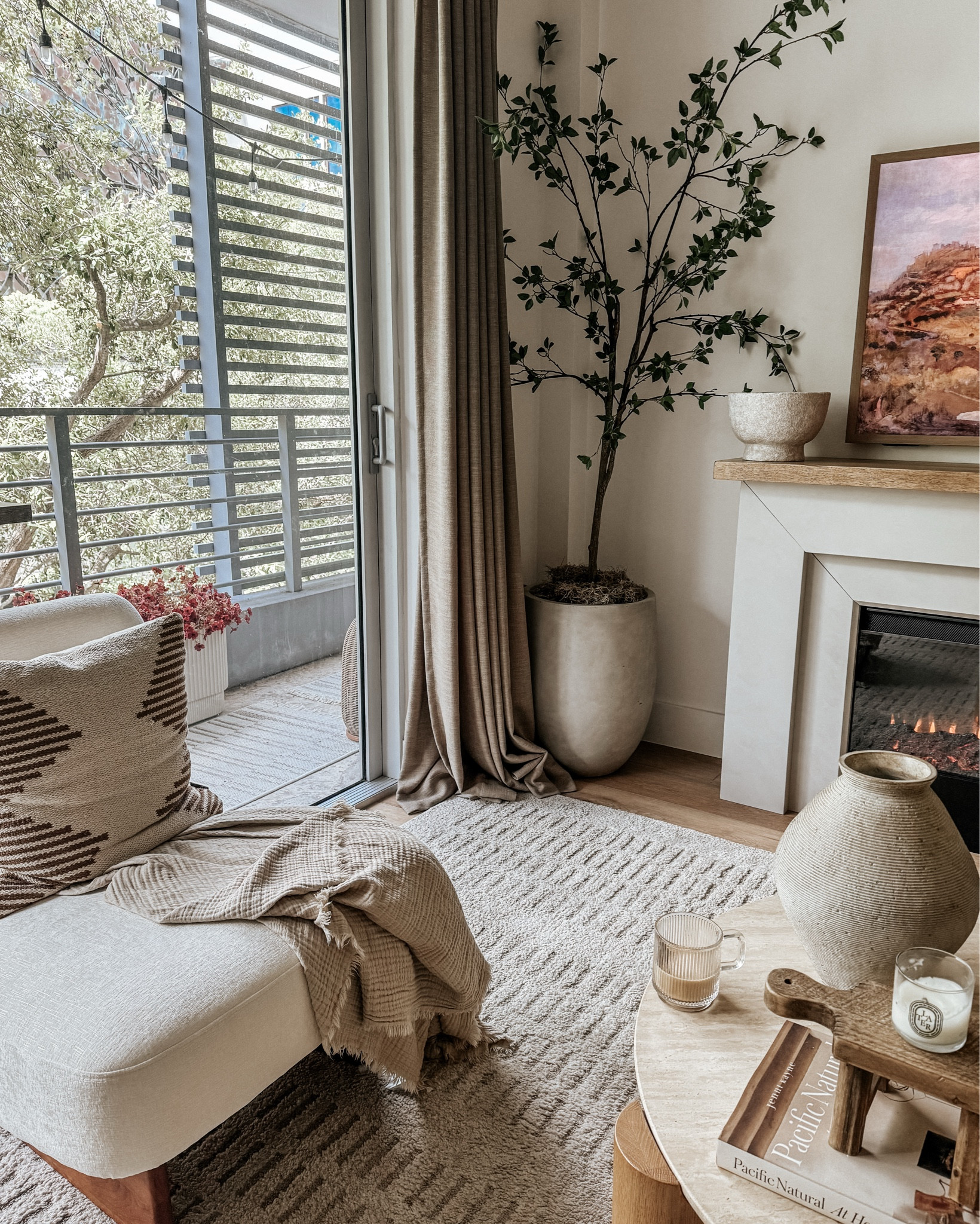 Sunday coffee ☕️ straighten crooked tree ✍️😅

Living room decor,  neutral living room 

#LTKHome #LTKStyleTip