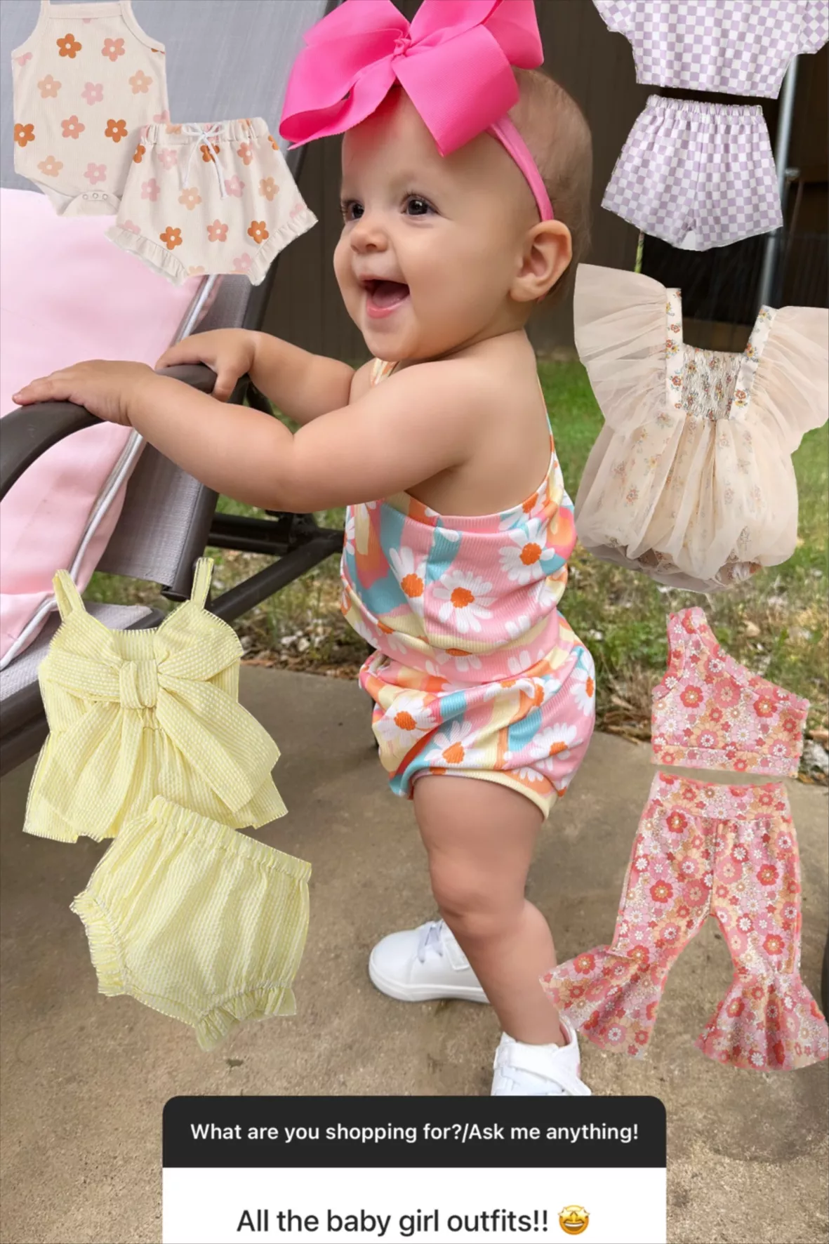 Fashion Baby Girls Summer Clothing Set Flamingo Design Tank Tops