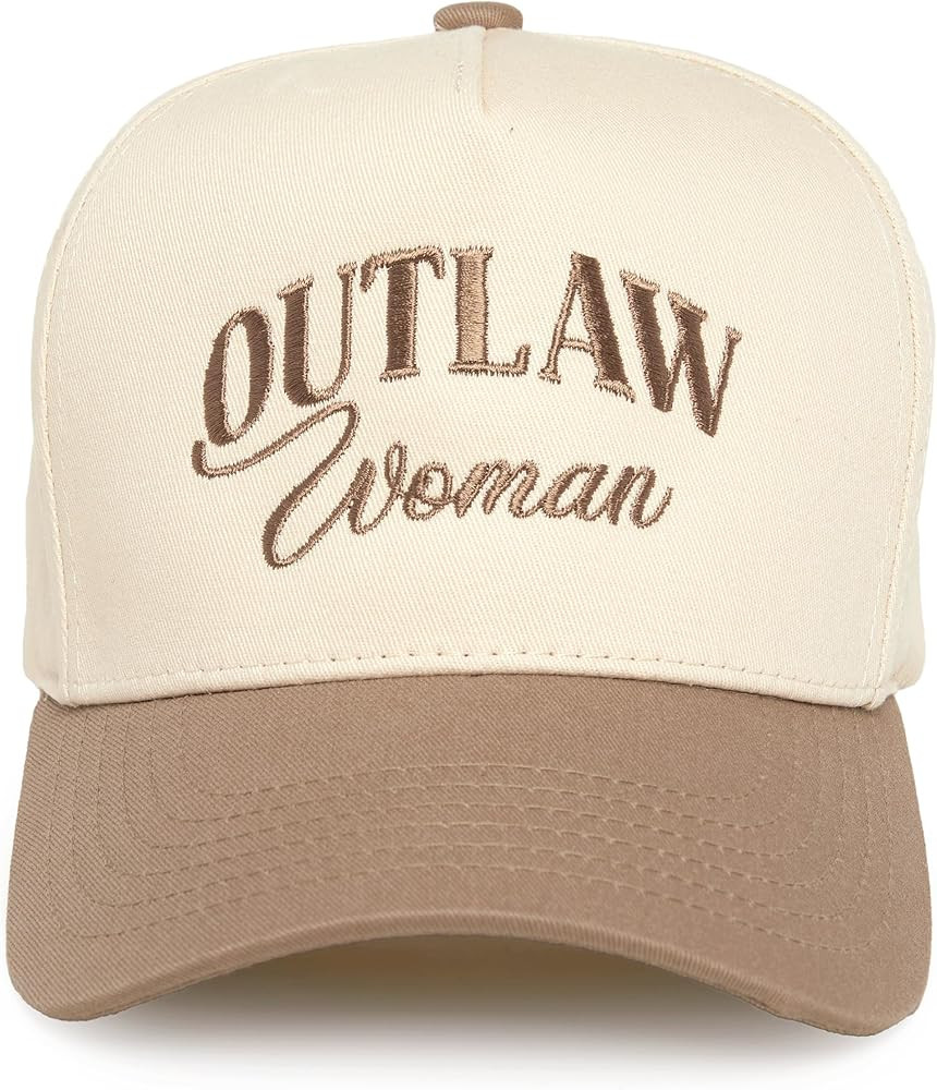 Funky Junque Trucker Hat Women Men 2-Tone Baseball Cap – Vintage Western Style Embroidered Snap... | Amazon (US)