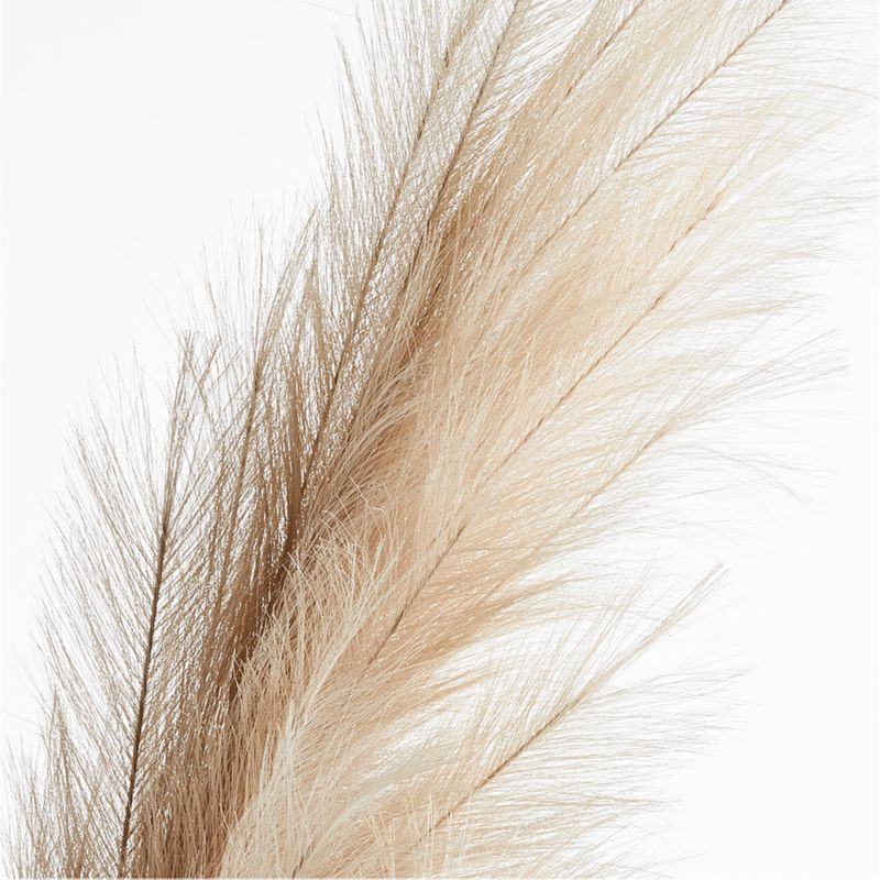 Artificial/Faux Taupe Tall Pampas Grass Decor 6' + Reviews | Crate & Barrel | Crate & Barrel