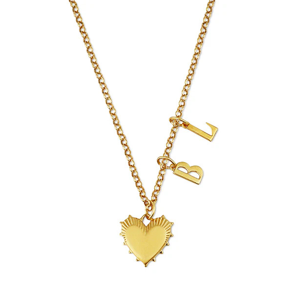 Personalized Small Heart of Gold Necklace | HART