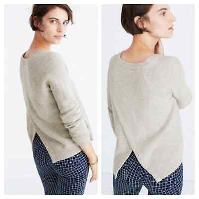 Madewell Province Cross-Back Pullover Sweater Grey Size Small   | eBay | eBay US