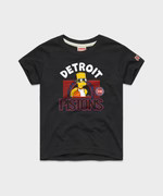 Youth The Simpsons Bart x Detroit Pistons | Kids NBA T-Shirt | Homage