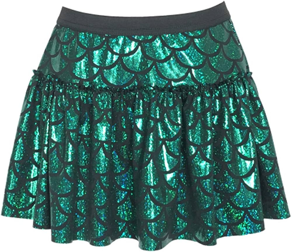 Green Mermaid Sparkle Running Skirt | Running Costume | Glitter Running Skirt | Amazon (US)