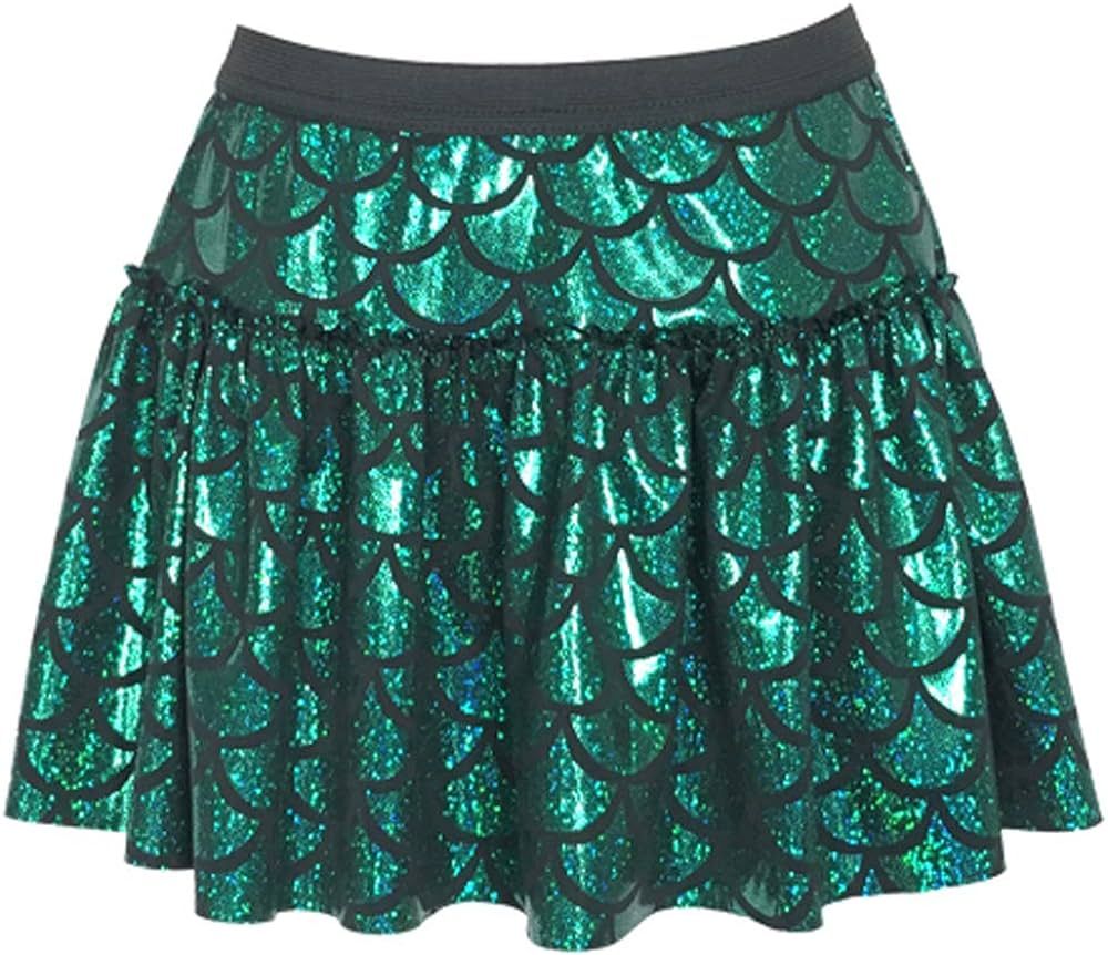 Green Mermaid Sparkle Running Skirt | Running Costume | Glitter Running Skirt | Amazon (US)