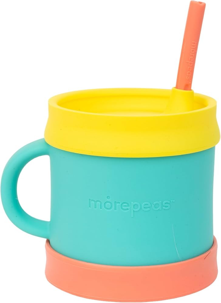 Baby Cup with Straw | Training Sippy Cups for Infant to Toddler Baby Led Weaning | 8 Ounce | Conv... | Amazon (US)