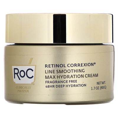 RoC, Retinol Correxion, Max Hydration Cream, Fragrance Free, 1.7 oz (48 g) | iHerb