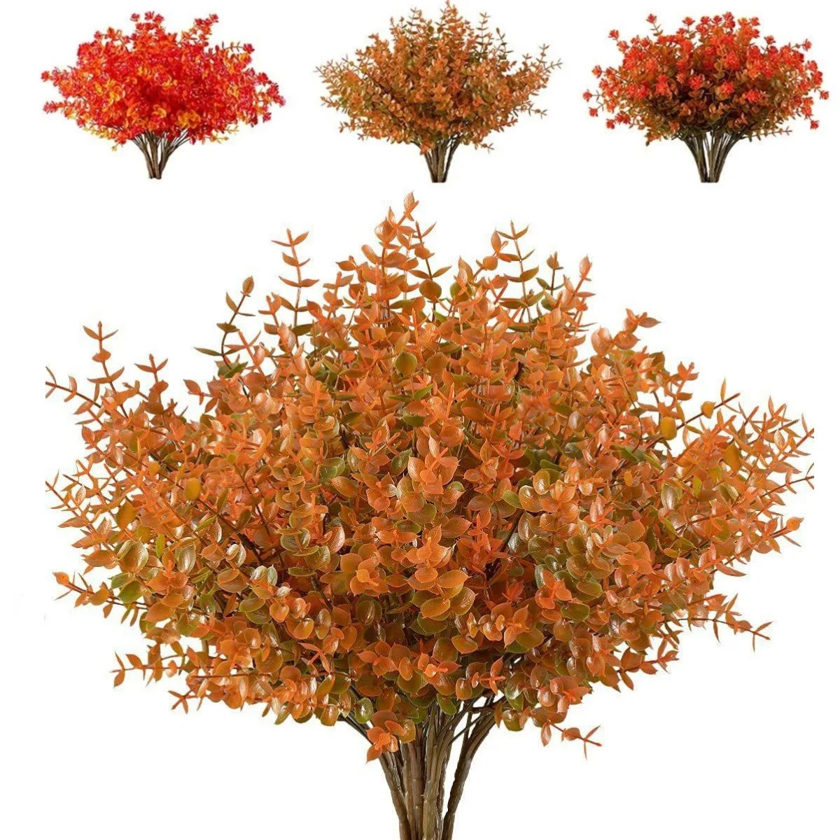 6 Bundles Artificial Fall Flowers, Outdoor Flowers Shrubs for Autumn Floral Arrangement Hanging B... | Walmart (US)