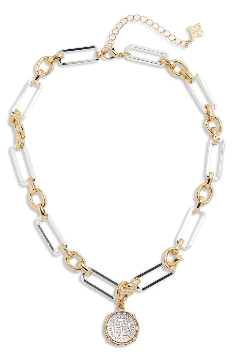 Panacea Two Tone Pendant Necklace | Nordstrom | Nordstrom