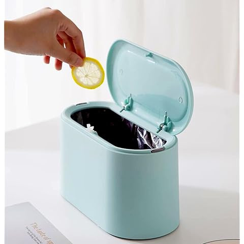 Amazon.com: MONGTINGLU Mini Trash Can with Lid Removable Small Garbage Can, Tiny Plastic Trash Bi... | Amazon (US)