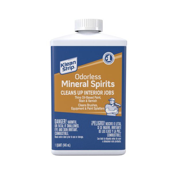 Klean-Strip® Odorless Mineral Spirits, 1 Quart - Walmart.com | Walmart (US)