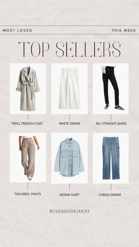 Top Sellers ✨
trending for spring, spring trends, spring neutrals, spring denim, denim sale, cargo denim, spring outerwear 

#LTKSeasonal #LTKsalealert #LTKstyletip