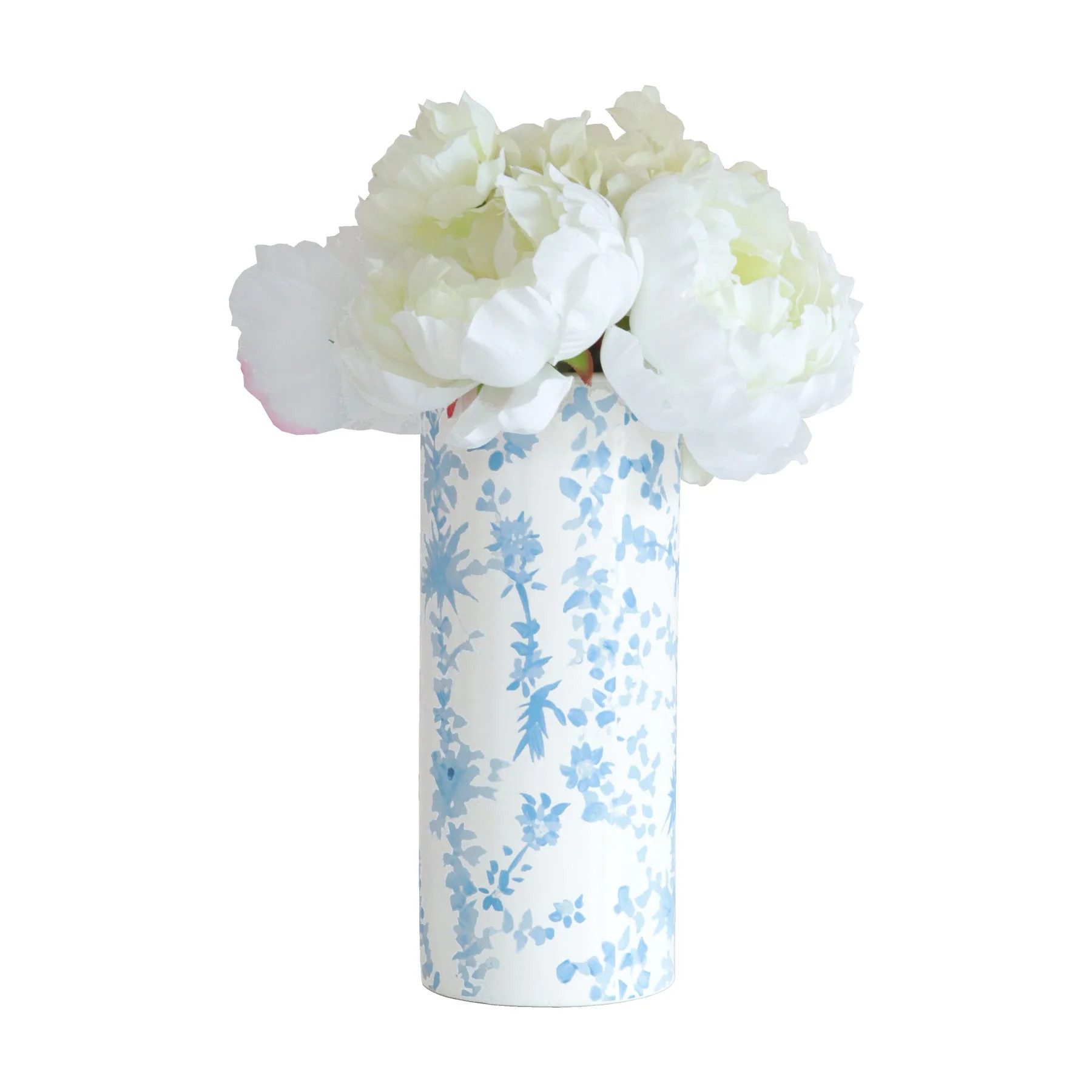 "Aster" Column Vase in Blue for Lo Home x Junior Sandler | Ruby Clay Company