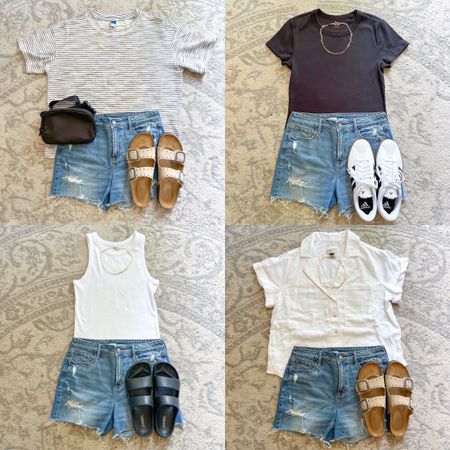 Minimalist Summer Outfits for the real women. #oldnavy #target #minimalistoutfits #summerstyle #summeroutfits #adidassamba #capsulewardrobe 

#LTKSaleAlert #LTKStyleTip #LTKFindsUnder50