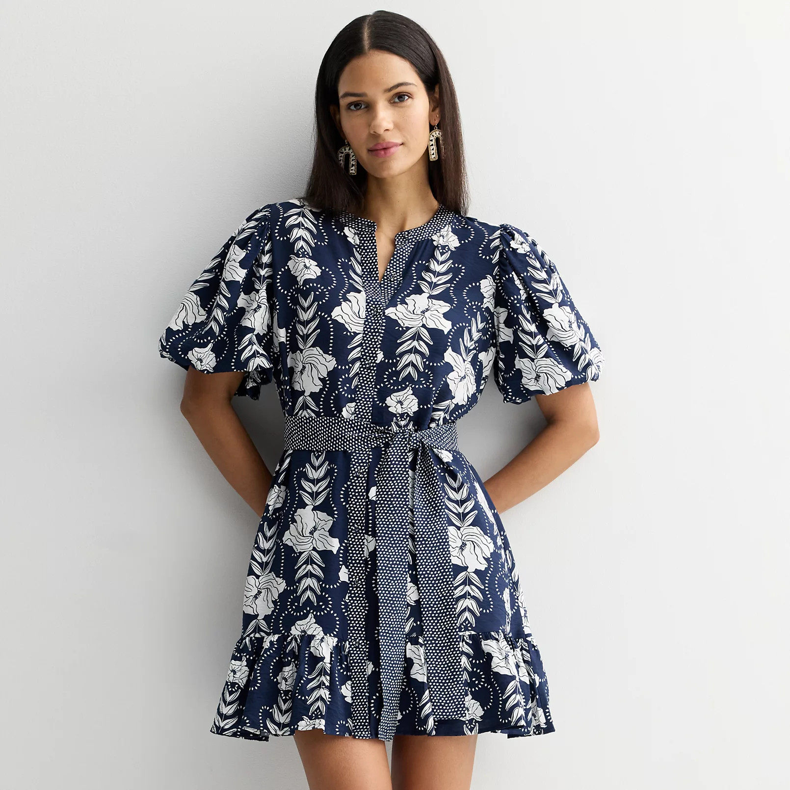 Women's Nine West Button Front Fit & Flare Dress | Kohl's