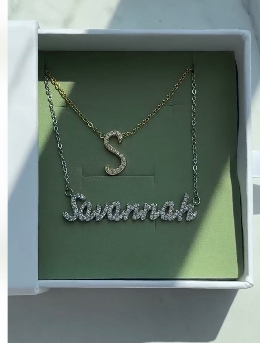 custom name necklace and pendant! Use code SAV25 for 25% off! 

#LTKmomlife #LTKSaleAlert