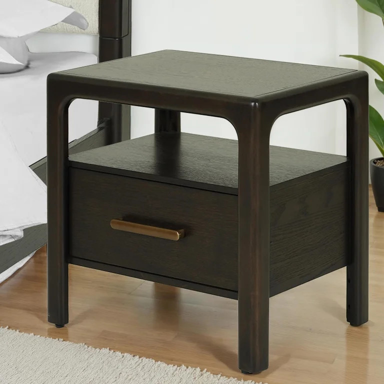 Steve Silver Sigmund Sable Brown 1 Drawer Nightstand | Walmart (US)