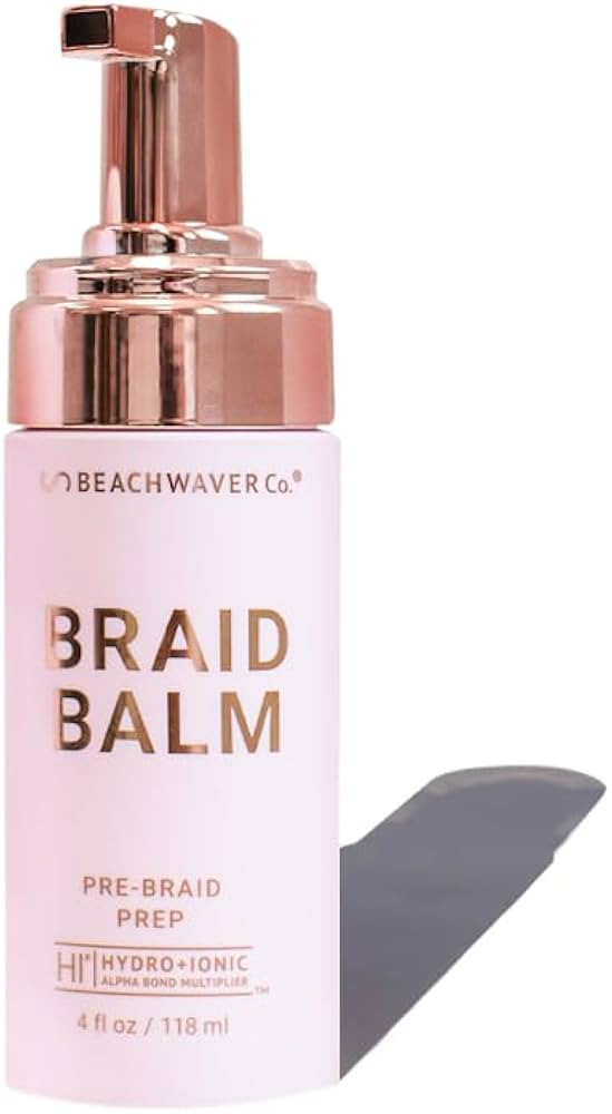 The Beachwaver Co. Braid Balm Pre-Braid Prep - Frizz-Taming Hair Primer for Braids - Strengthens ... | Amazon (US)