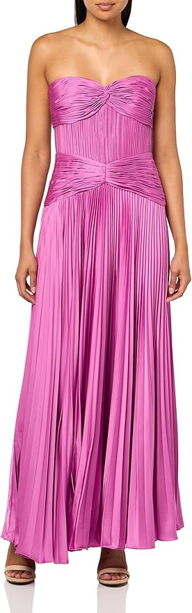 AMUR Women's Del Pleated Gown | Amazon (US)