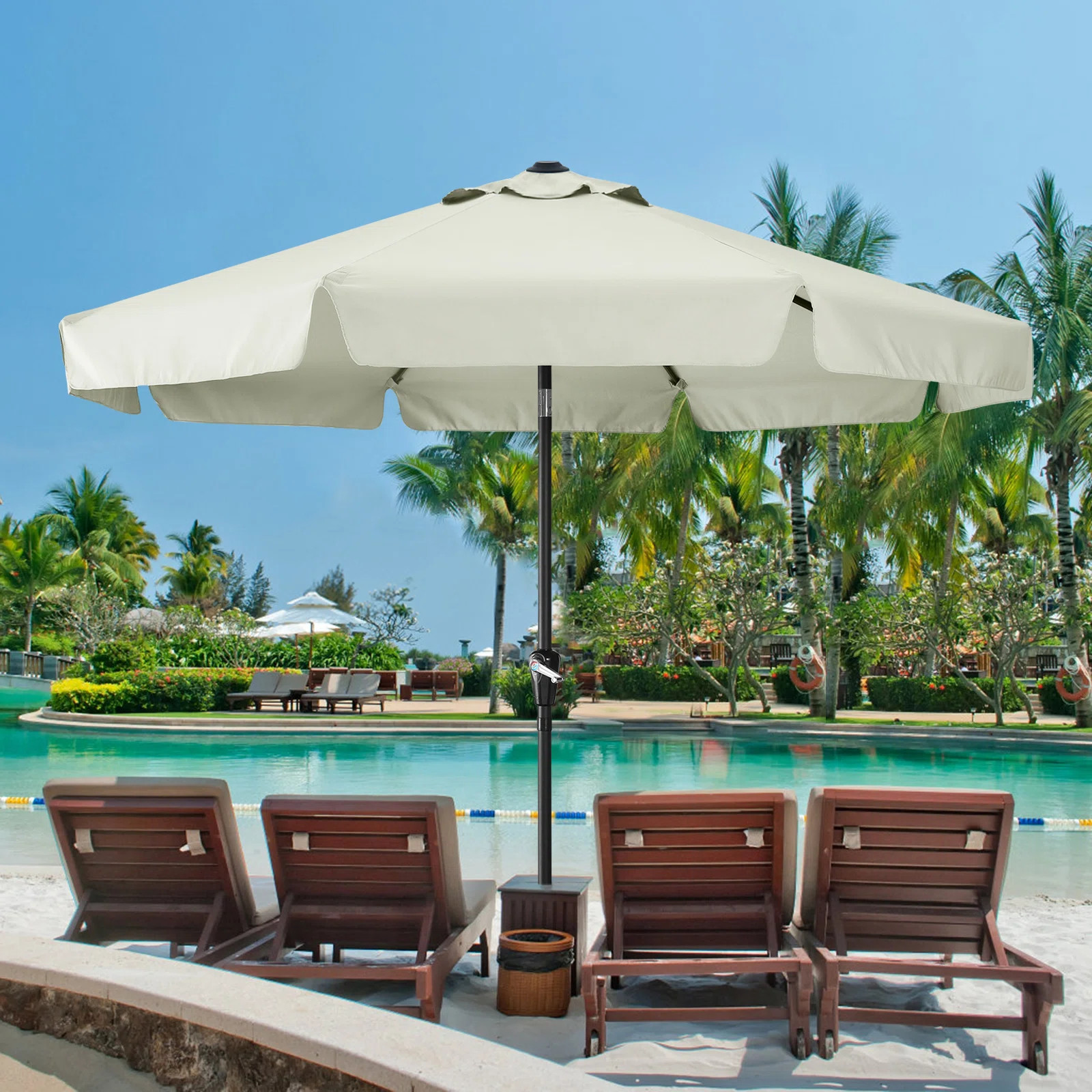 Arlmont & Co. Hobert 9' Market Umbrella & Reviews | Wayfair | Wayfair North America