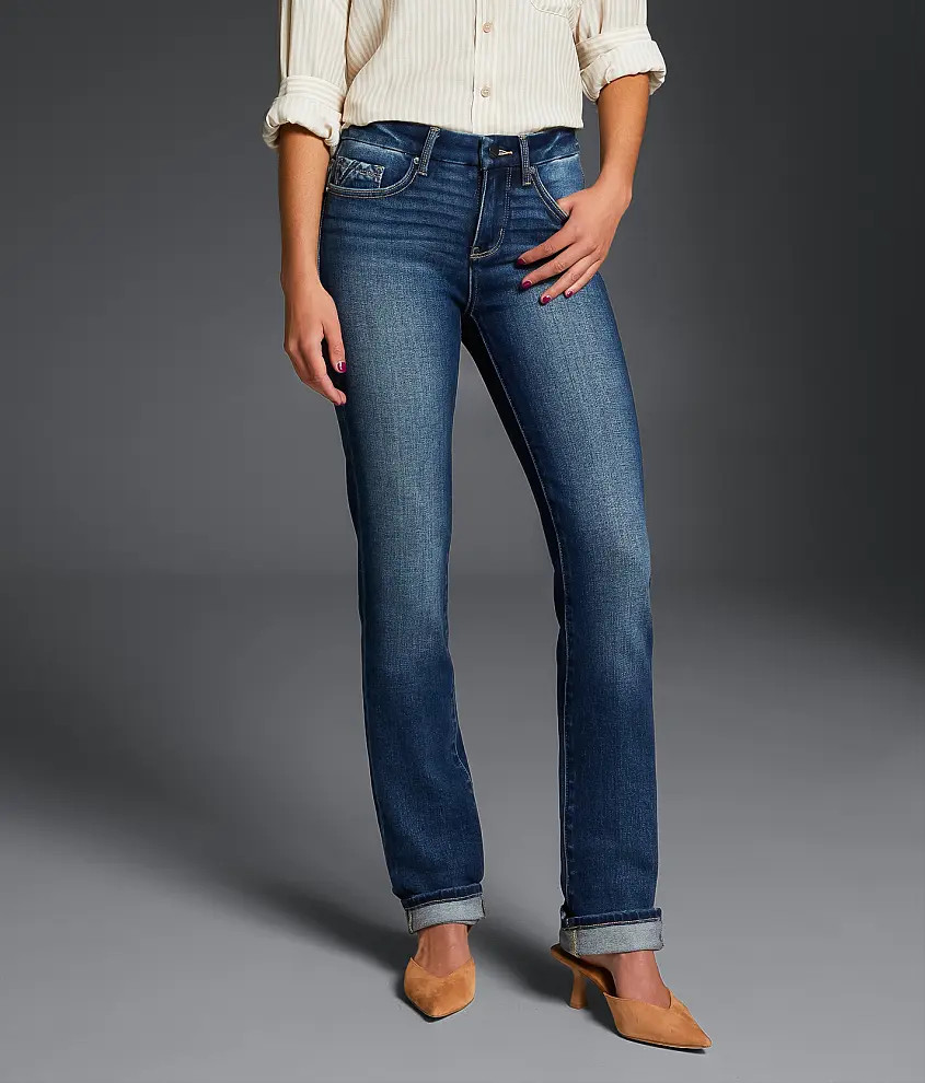 Fit No. 23 Straight Stretch Cuffed Jean | Buckle