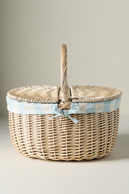 Country Woven Picnic Basket | Anthropologie (US)