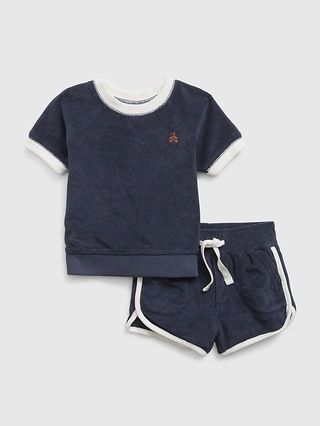 Baby Towel Terry 2-Piece Outfit Set | Gap (US)