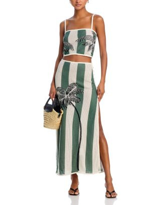 Agua Bendita Vicky Palms Crochet Top & Tove Palms Crochet Skirt   | Bloomingdale's EDITORIAL Vaca... | Bloomingdale's (US)