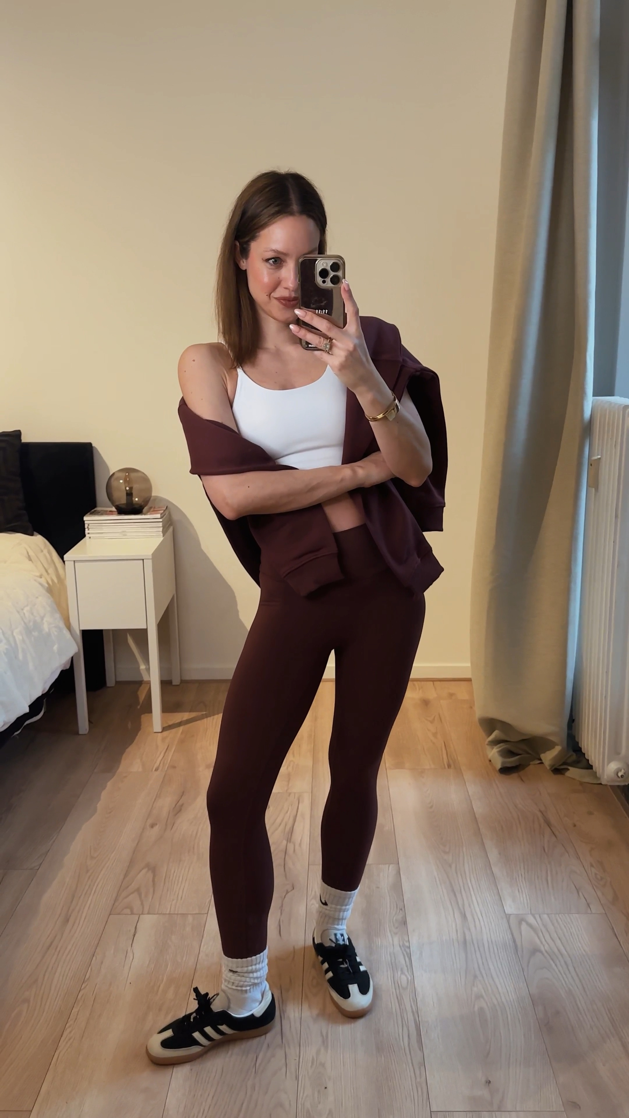 Airport outfit ✈️ 

Travel set, adanola, burgundy color, legging, sport top, sweater, sport outfit  

#LTKVideo #LTKeurope #LTKover40