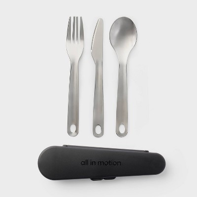 Stainless Steel Cutlery - All In Motion™ Black | Target