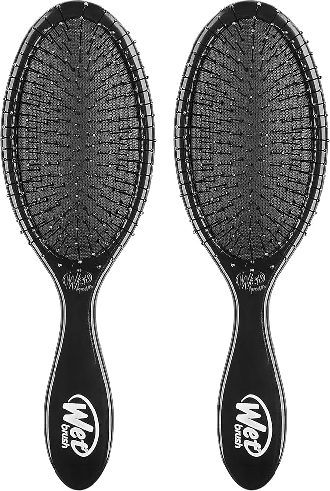 Wet Brush Original Detangling Brush, Classic Black - Ultra-Soft IntelliFlex Bristles - Glides Thr... | Amazon (US)