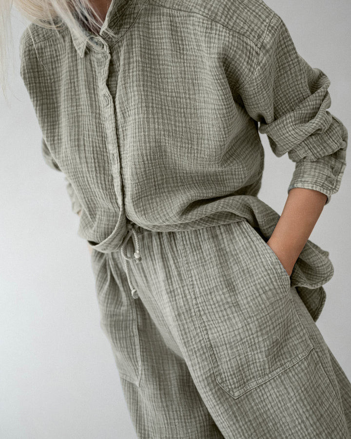 Ava Gauze Button Down | Splendid