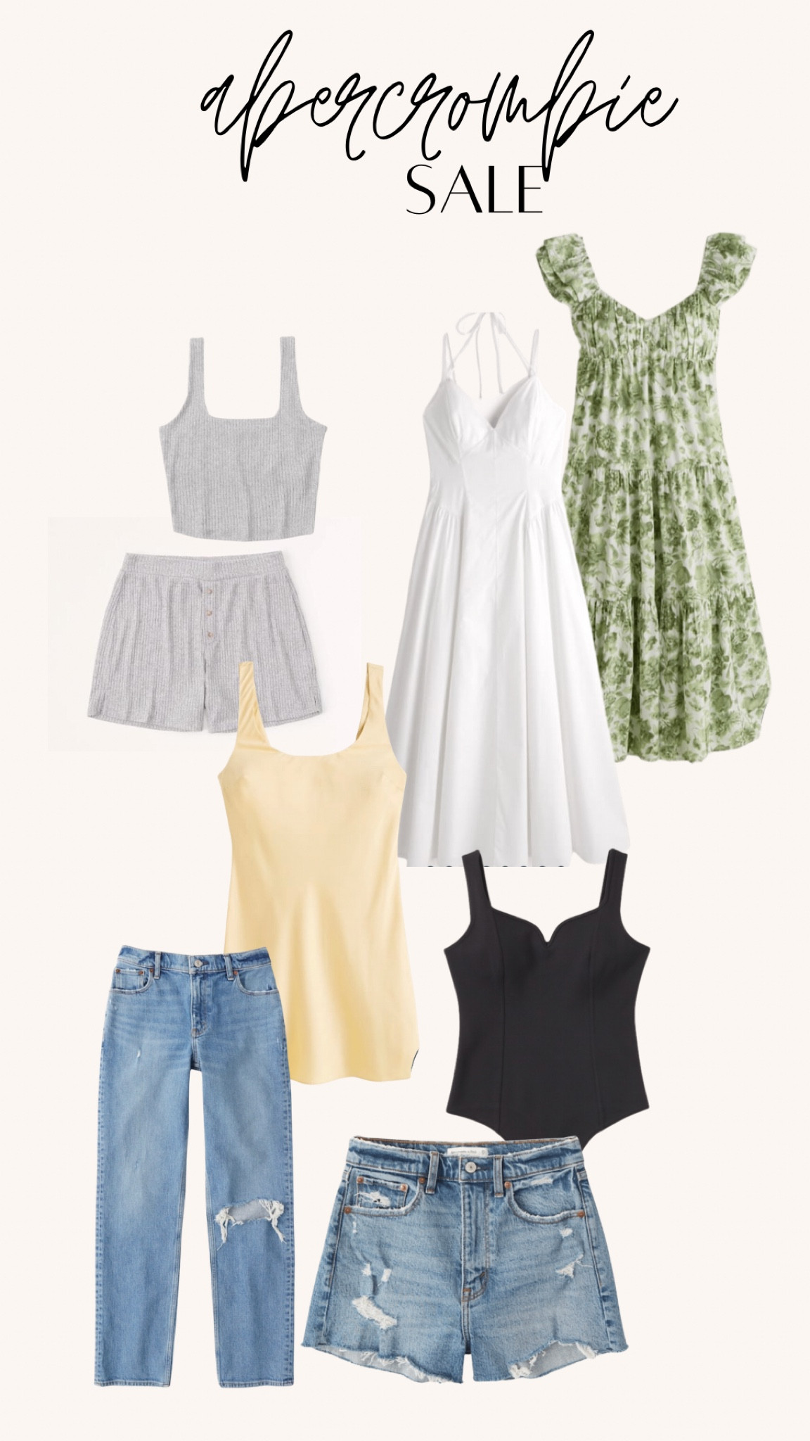 Abercrombie Summer sale

Abercrombie Jeans - Summer dressers - White dress - wedding guest dress - body suit - denim - denim shirts -lounge clothes - cute pajamas 

#LTKsalealert #LTKunder100 #LTKSale