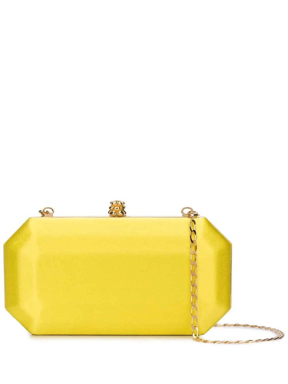 Tyler Ellis Perry clutch bag - Yellow | Farfetch Global