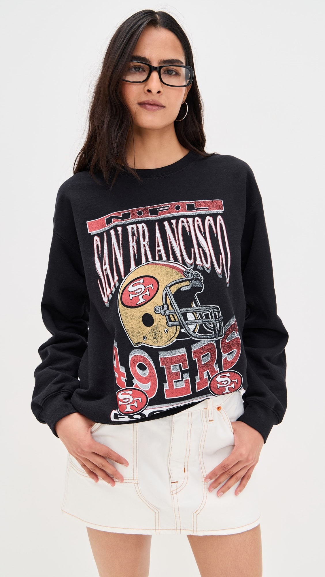 49ers Helmet Crew Fleece | Shopbop