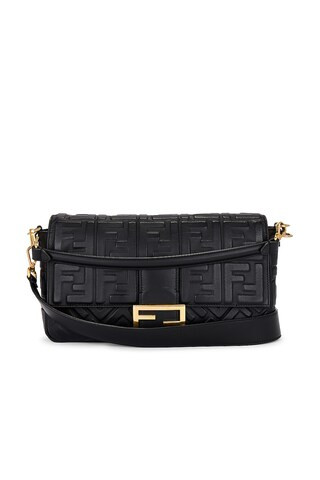 FWRD Renew Fendi Mama Baguette Shoulder Bag in Black from Revolve.com | Revolve Clothing (Global)