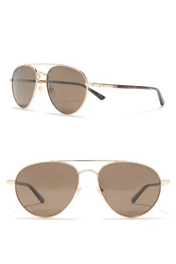 56mm Aviator Sunglasses | Nordstrom Rack