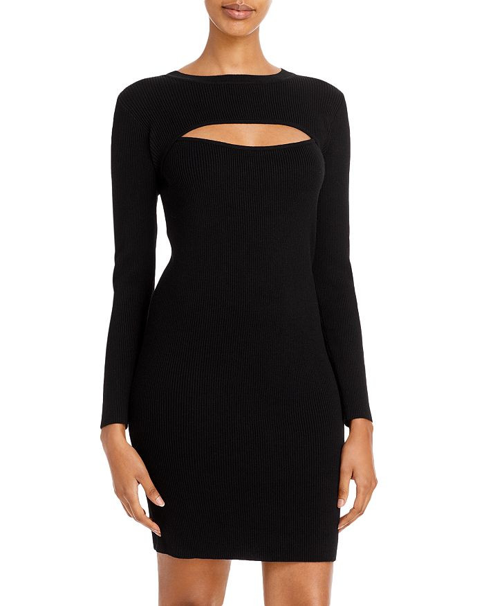 Lucy Paris
            
    
                    
                        Rib Knit Cutout Dress | Bloomingdale's (US)