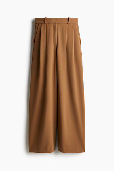 H & M - Wide-Leg Pants - Beige | H&M (US + CA)