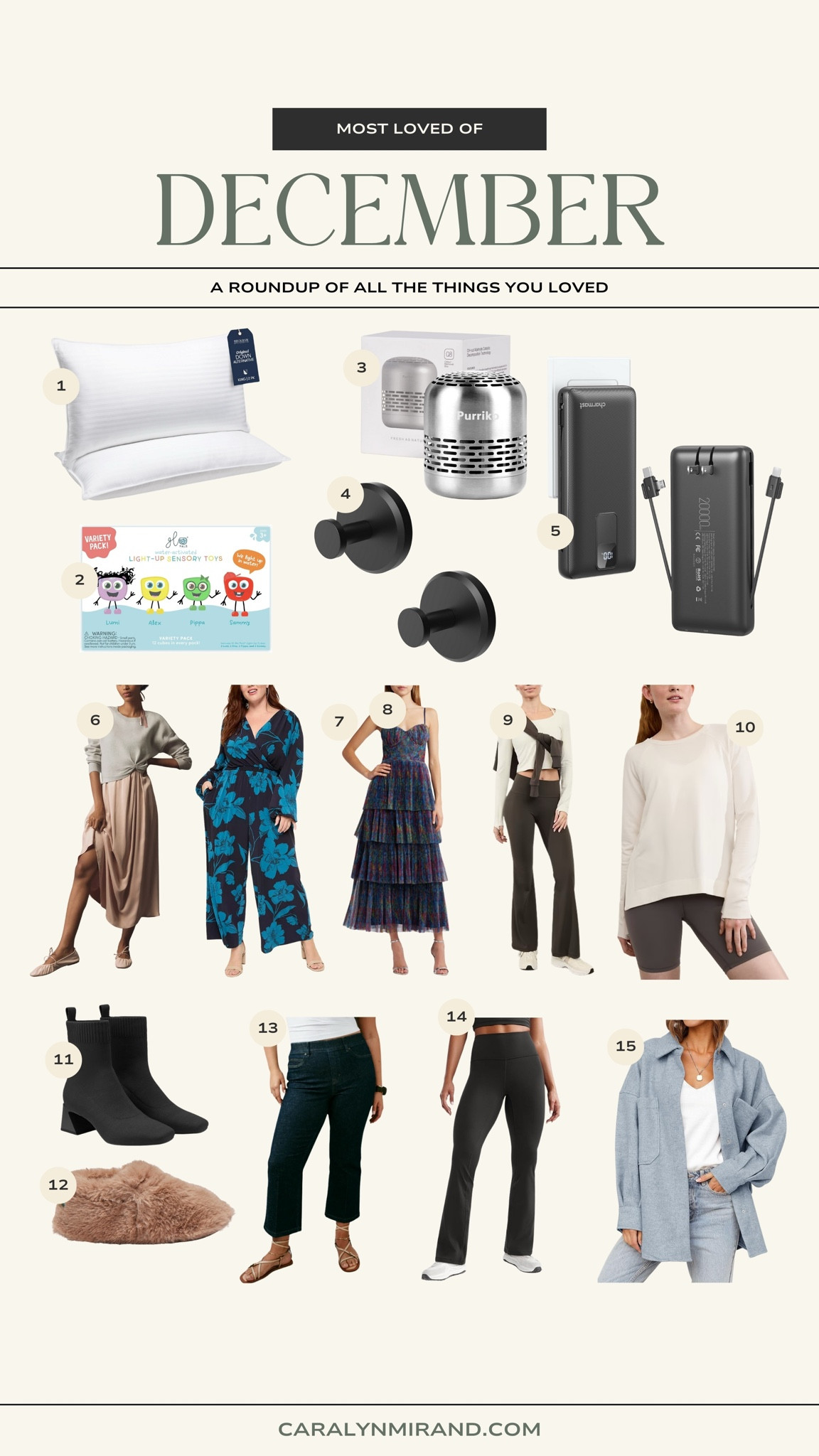 Your most loved items of December, pillows, boots, loungewear, and dresses! 

#LTKHome #LTKSeasonal #LTKMidsize