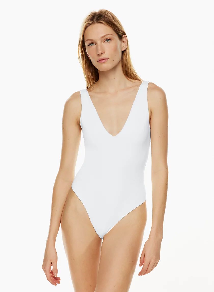 CONTOUR V-NECK BODYSUIT | Aritzia