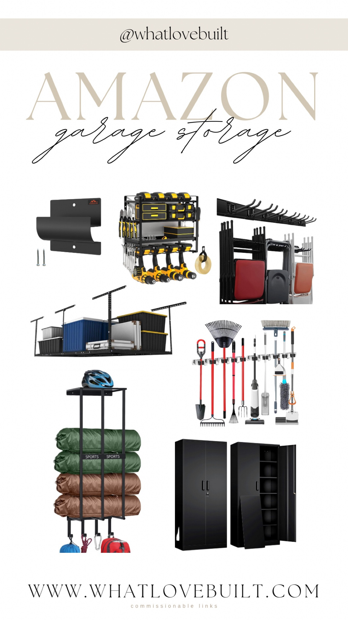 Amazon best selling garage storage finds! 

#garage #storage #home #organization #homestorage #diy #powertools #amazon #amazonhome #cabinet #shelves 

#LTKhome #LTKfindsunder100 #LTKfamily