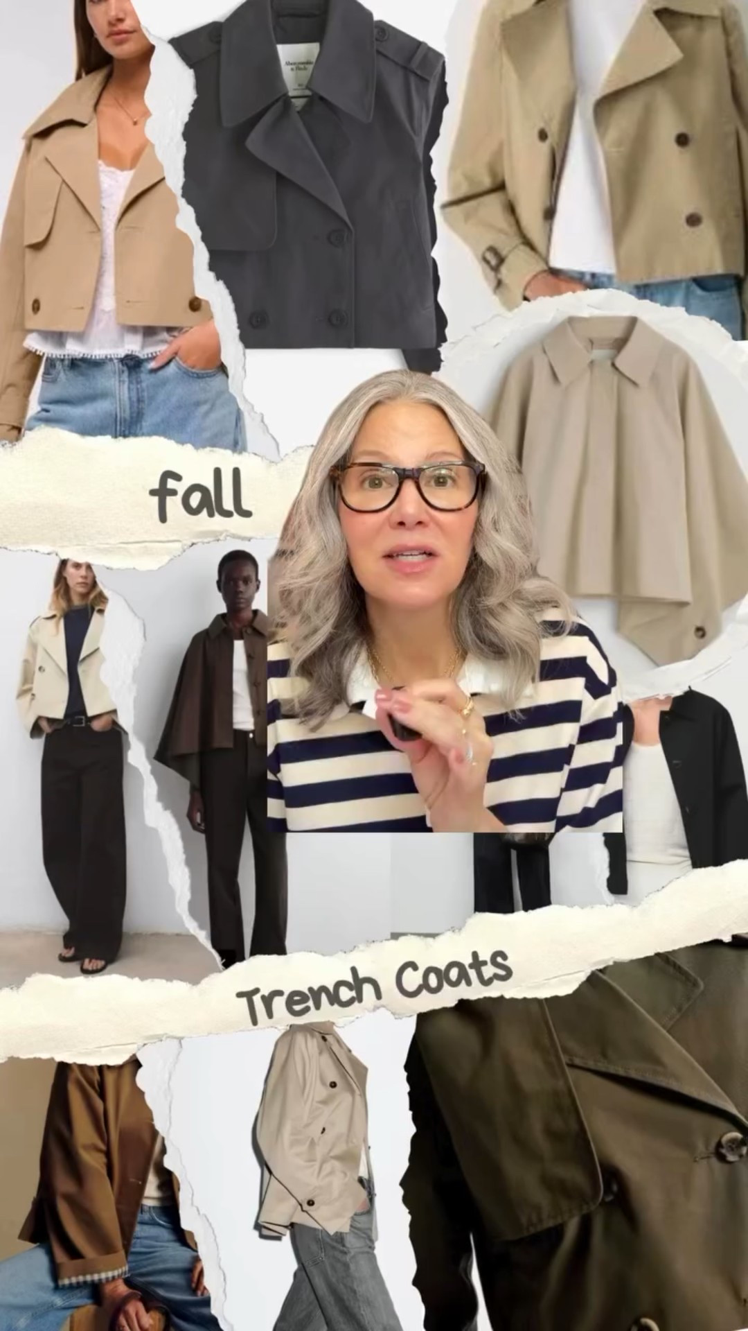 Cropped trench coats for fall 2025 at all price points and where to buy them #fallfashiontrends #croppedtrenchcoat #trenchcoat #falljacket #jacket @sezane @cosstores @aritzia @abercrombie @stevemadden @target @massimodutti @mango @zara @asos @acnestudios @burberry @toteme