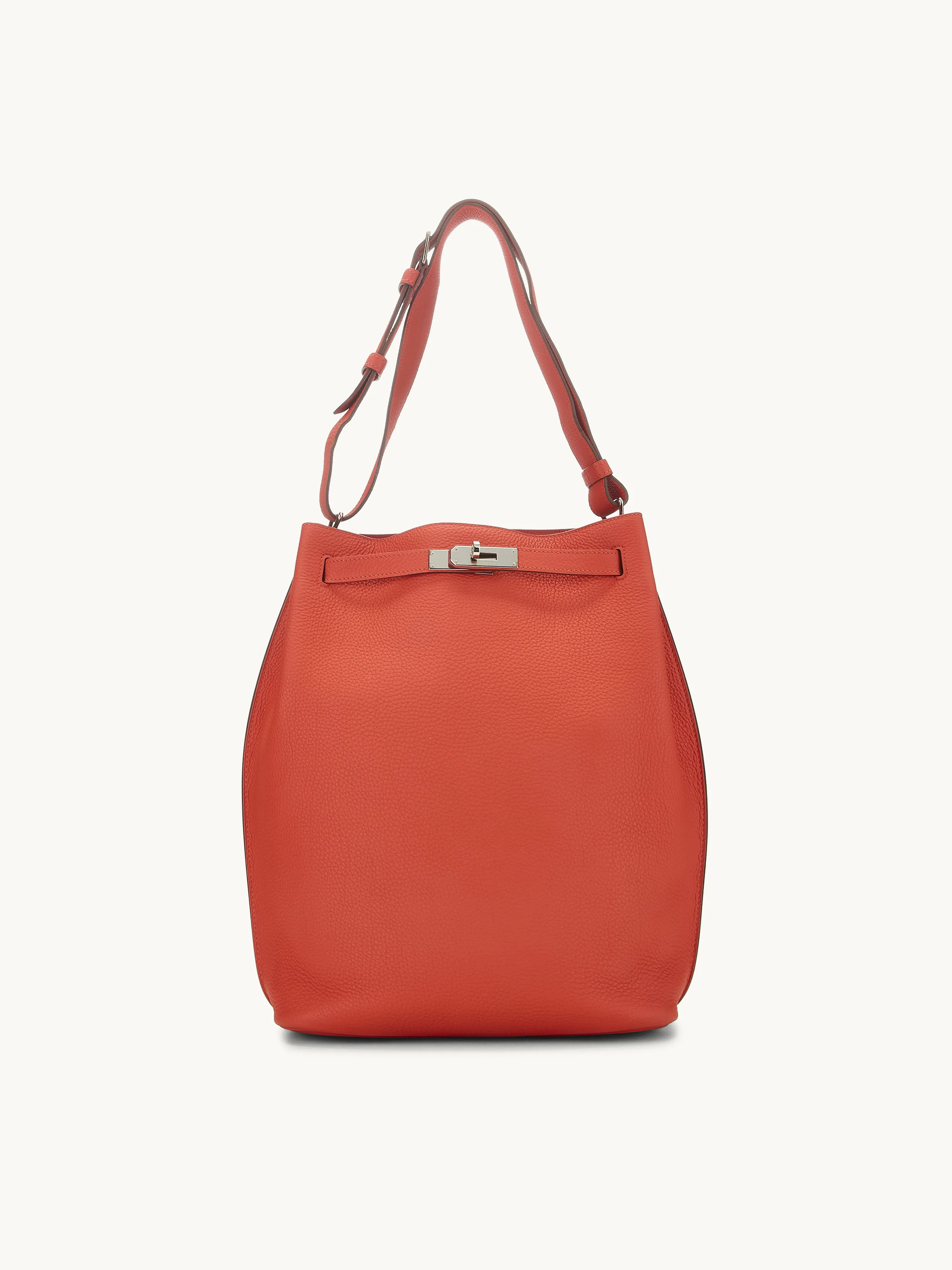 Hermès Rouge Pivoine Togo So Kelly Bag, 26cm | goop