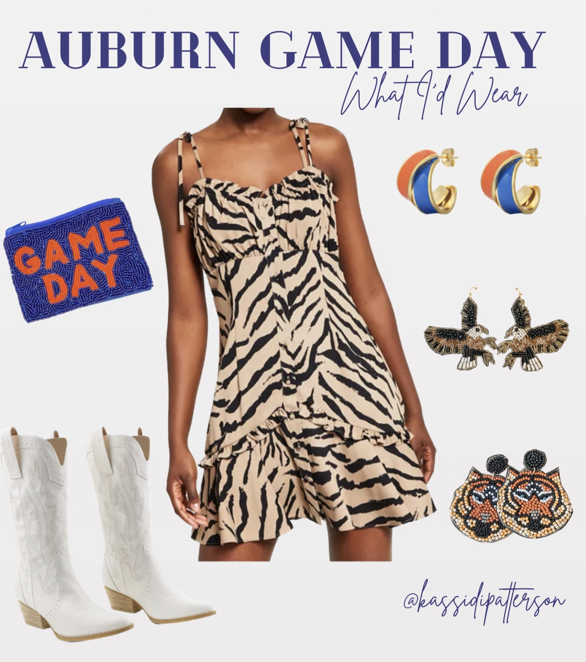 Auburn Gameday what I would wear 🐅🦅 | tiger stripe dress, college gameday outfit, LSU gameday

#LTKBacktoSchool #LTKU