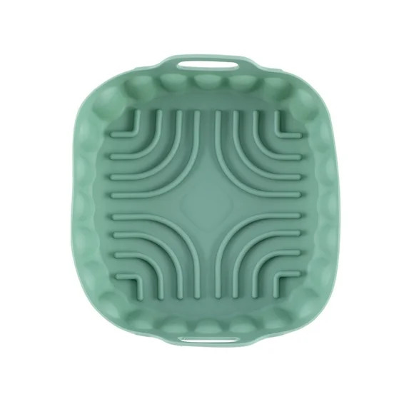 Cook With Color sage square silicone air fryer liner | Walmart (US)
