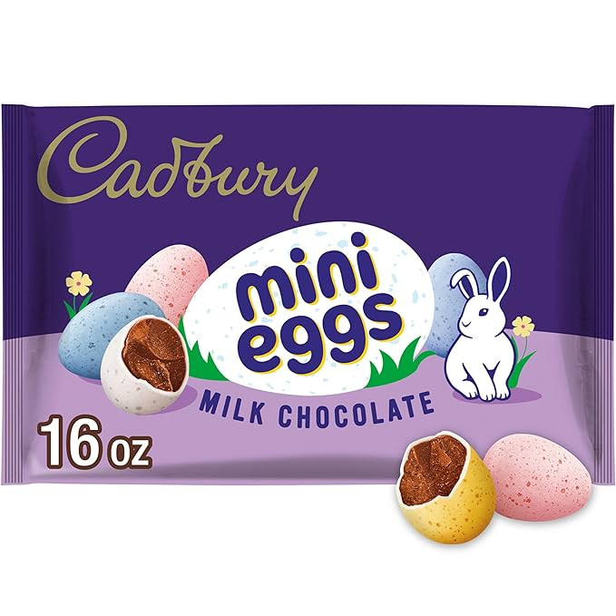 CADBURY MINI EGGS Milk Chocolate, Easter Candy Bag, 16 oz | Amazon (US)