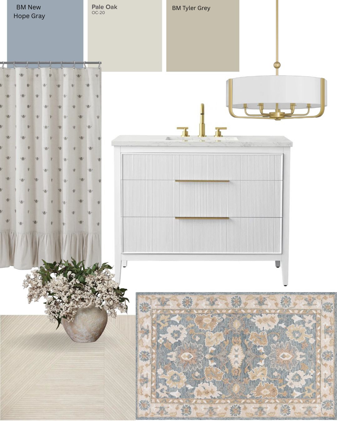 The classic white vanity with the prettiest details. 💙

Do you need a mood board created for your upcoming bathroom renovation? 
Would it help you with perspective?
I bet it would! Contact me 👇  here and tell me about your upcoming renovation.
https://www.invitinginteriors-design.com/contact

#bathroom #bathroomideas #bathroomdecor #vanity #wayfairhome #amazonmusthaves #shower #Benjaminmoore #moodboard creator. 

 #LTKhome #LTKstyletip #LTKfamily